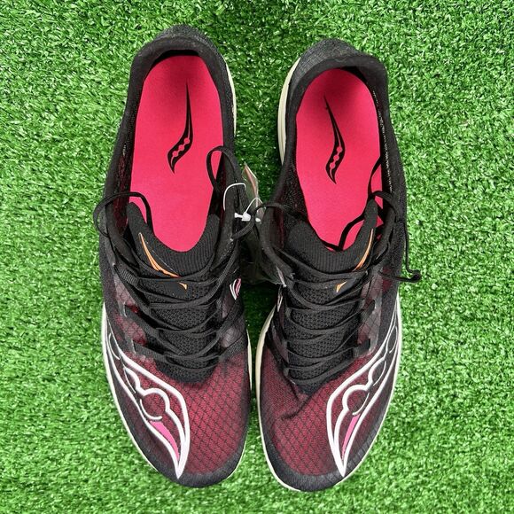 Saucony Terminal VT Cleats Women's 11 Black Vizi Distance Track Spikes S19101-85 - Picture 15 of 17